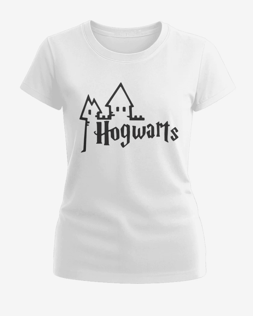 Polera de Mujer Blanco de Hogwarts