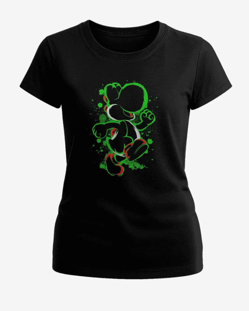 Polera de Mujer Negro de El ultimo dinosaurio
