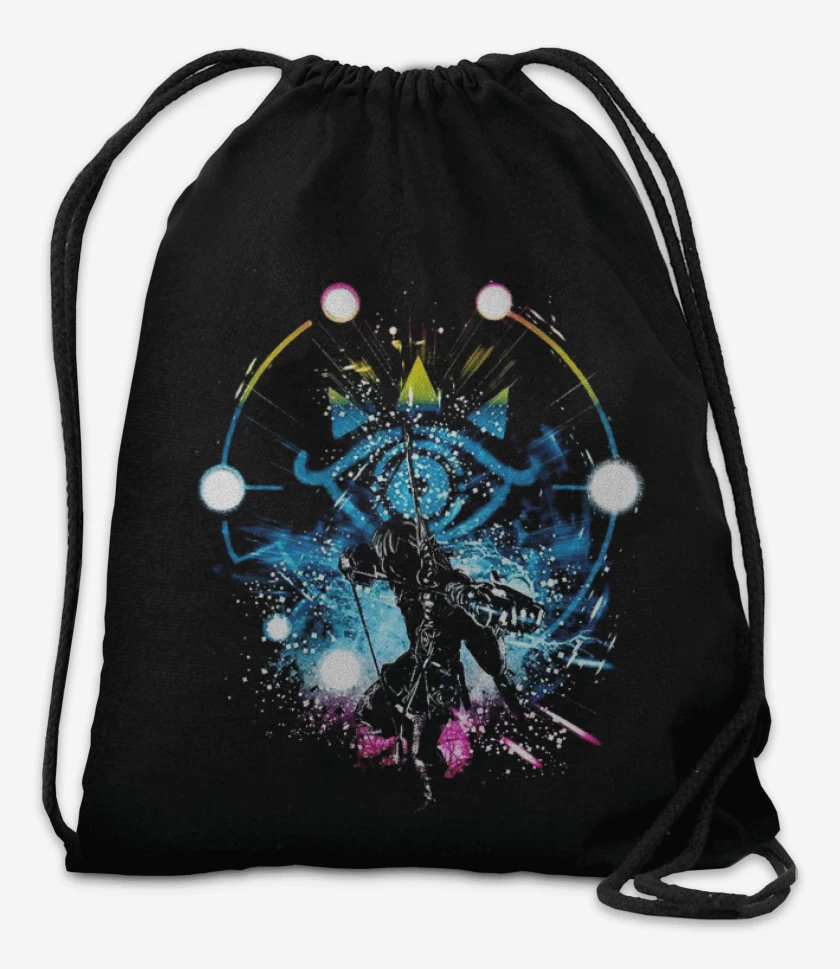 Mochila Negro de Hylian color