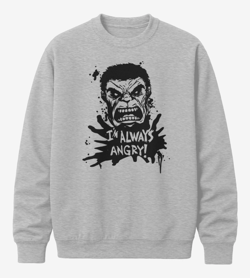 Poleron polo Gris Melange de Im always Angry