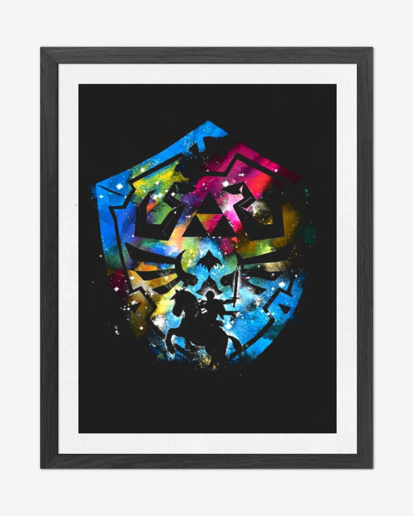 Cuadro decorativo Negro de Hylian color 2