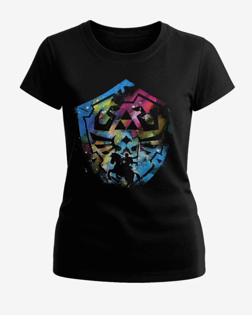 Polera de Mujer Negro de Hylian color 2