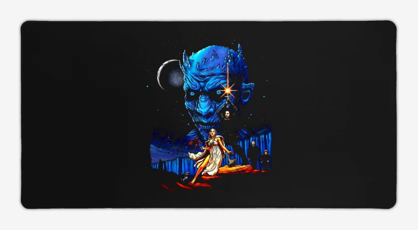 Mouse pad Gamer Negro de La guerra de los tronos