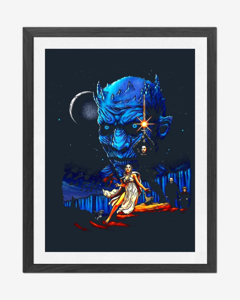 Cuadro decorativo Azul Marino de La guerra de los tronos