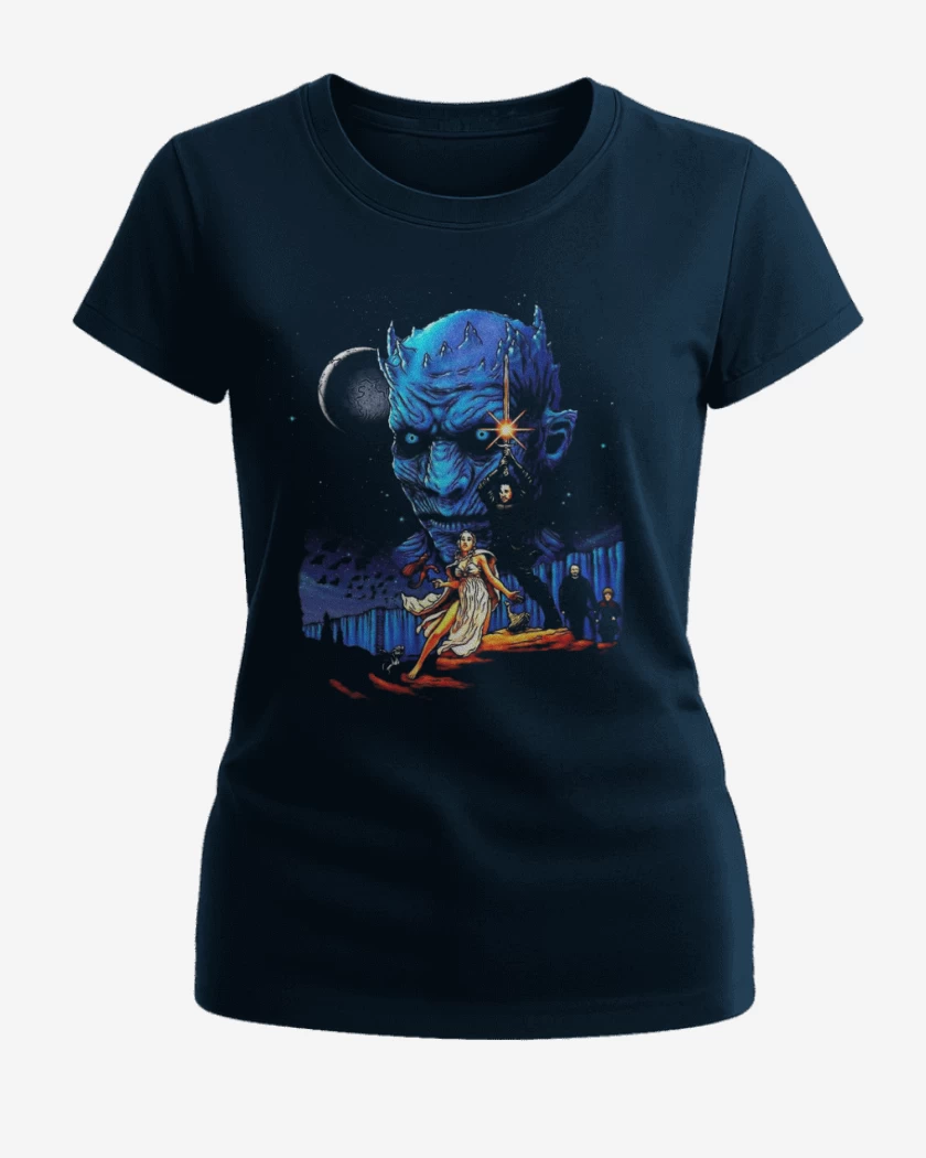 Polera de Mujer Azul Marino de La guerra de los tronos