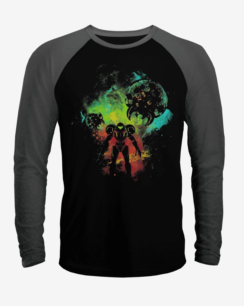 Polera Raglan La samus