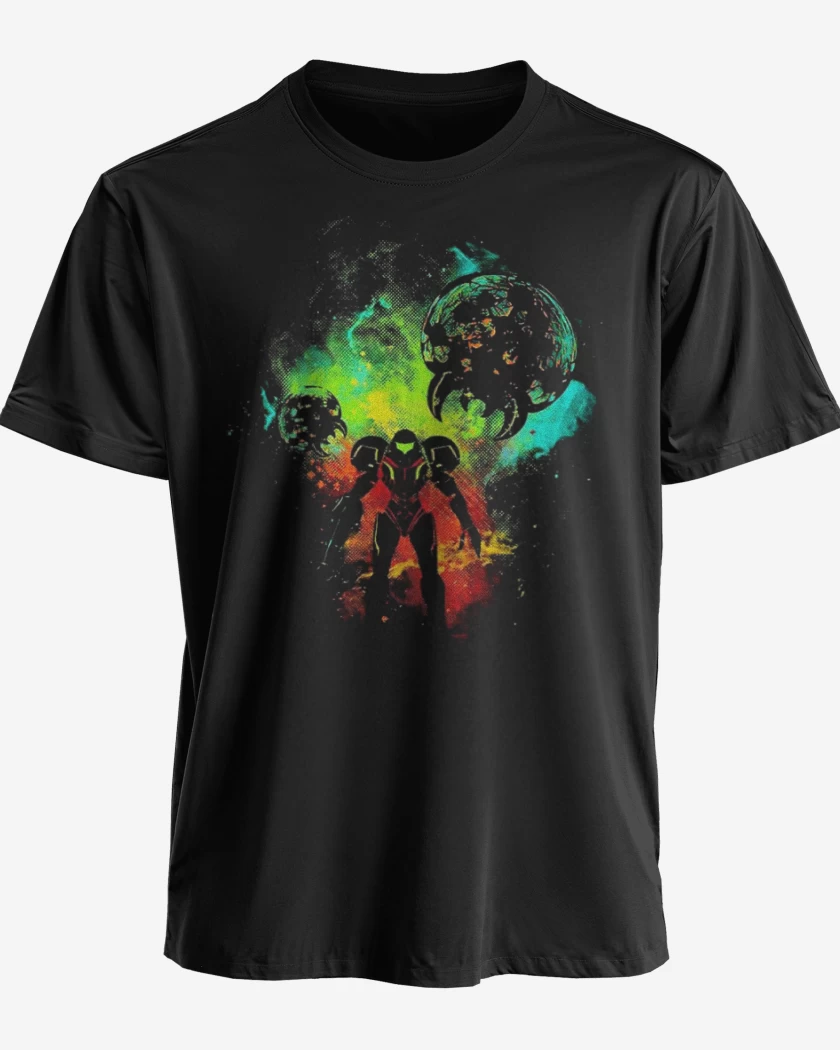 Polera premium Negro de La samus