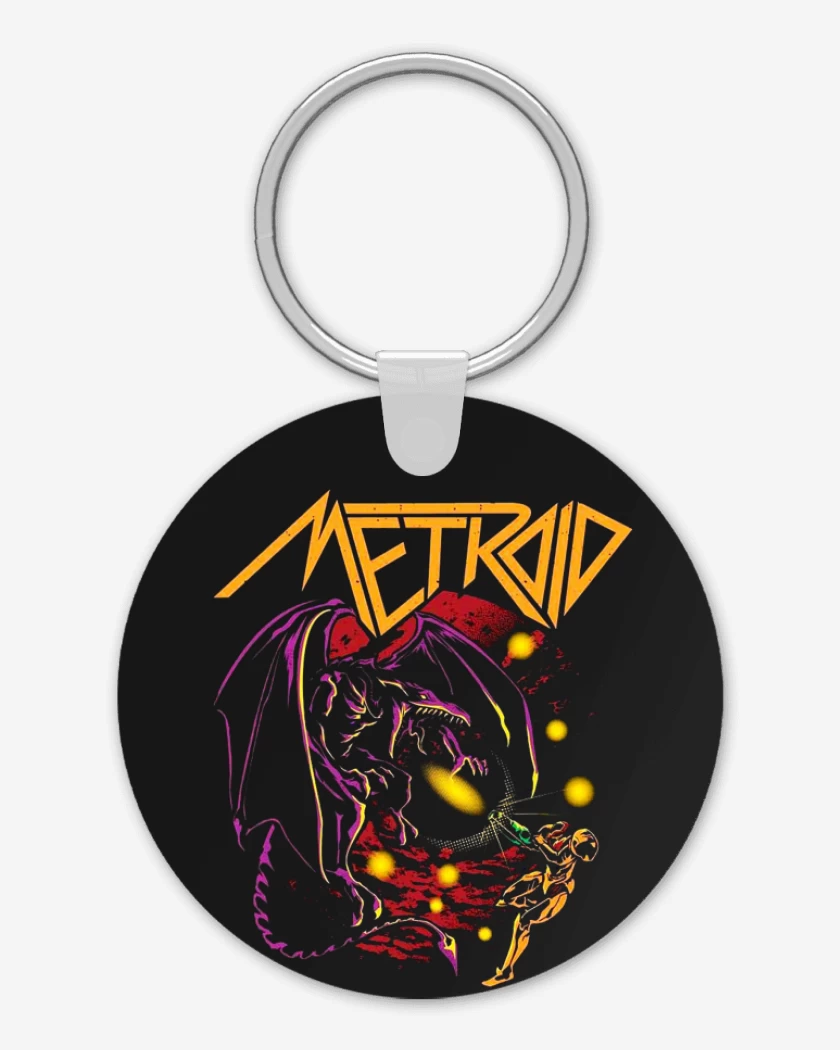 Llavero Metal Metroid