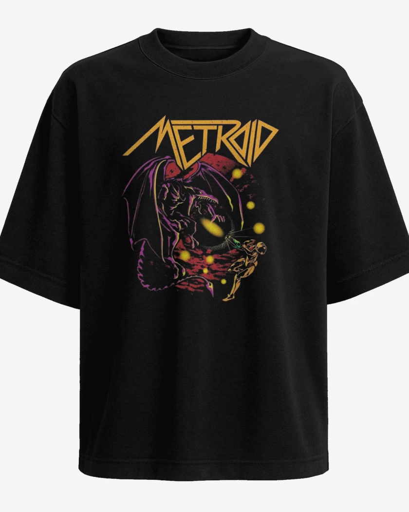 Polera Oversize Metal Metroid