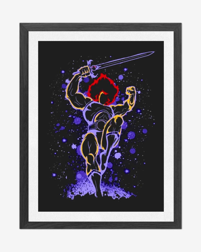 Cuadro decorativo Negro de Thundercolor