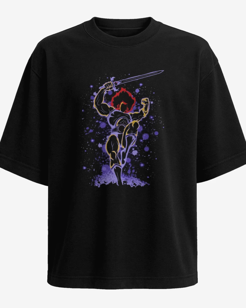 Polera Oversize Negro de Thundercolor