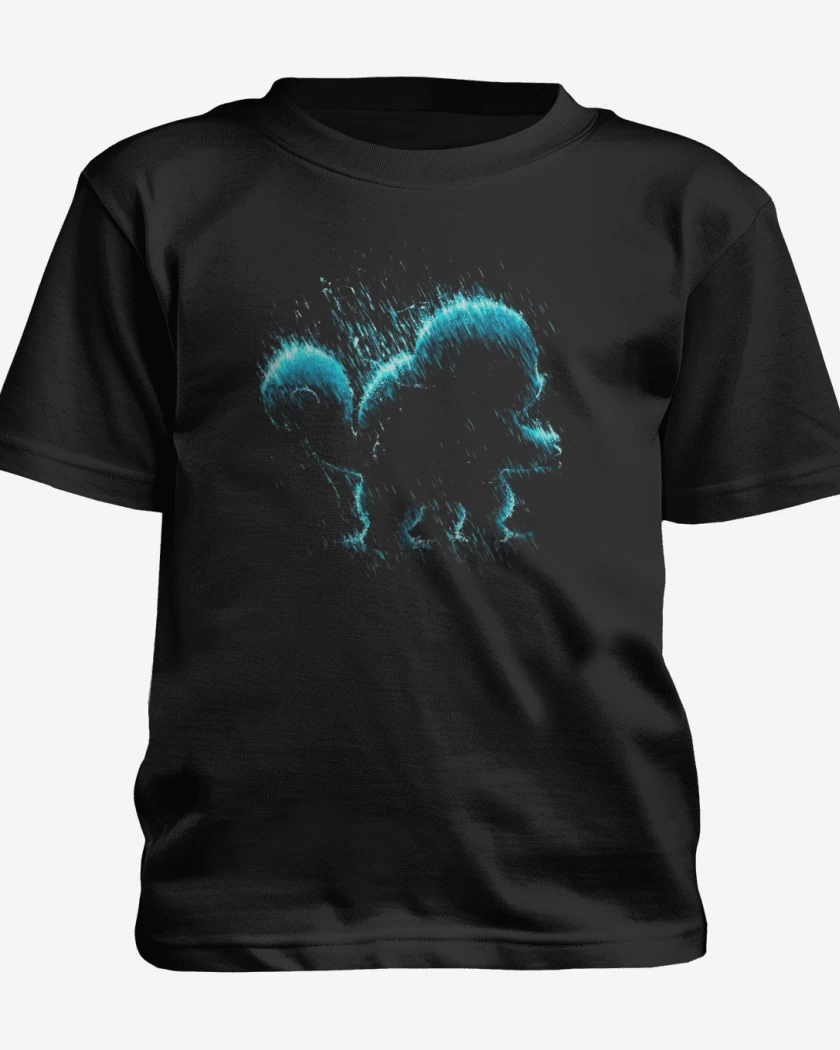 Polera de niño Negro de Tipo agua 