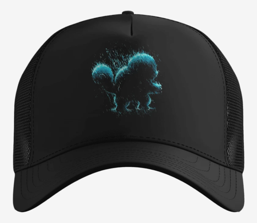 Gorro Negro de Tipo agua 