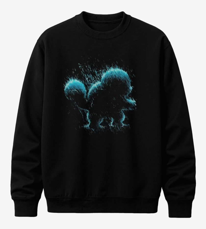 Poleron polo Negro de Tipo agua 