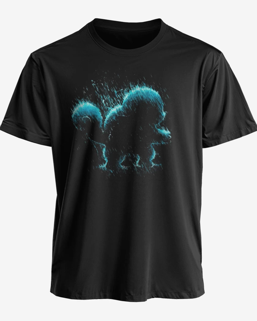 Polera premium Negro de Tipo agua 