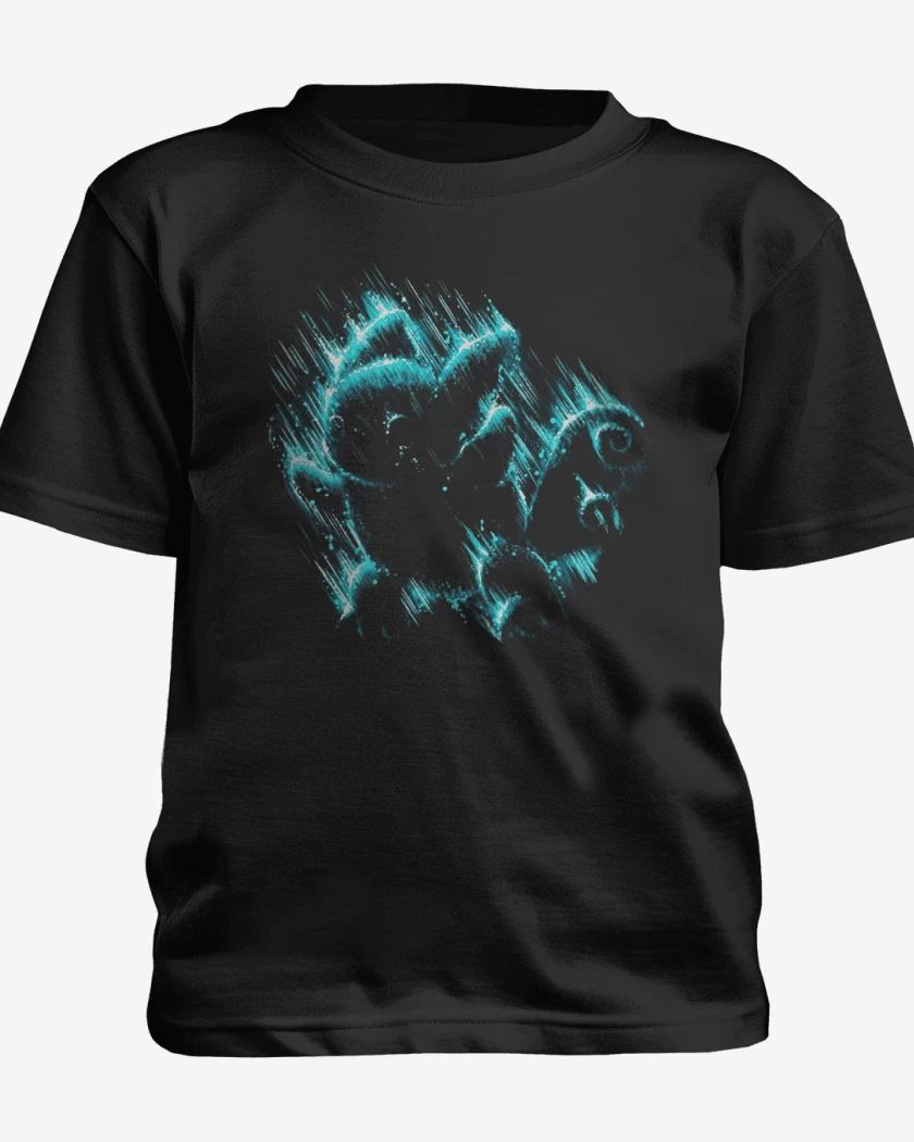Polera de niño Negro de Tipo agua II