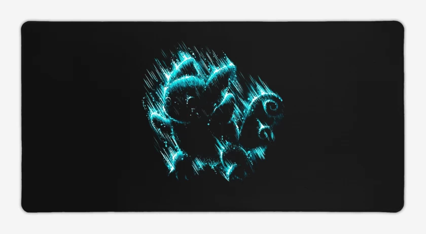 Mouse pad Gamer Negro de Tipo agua II