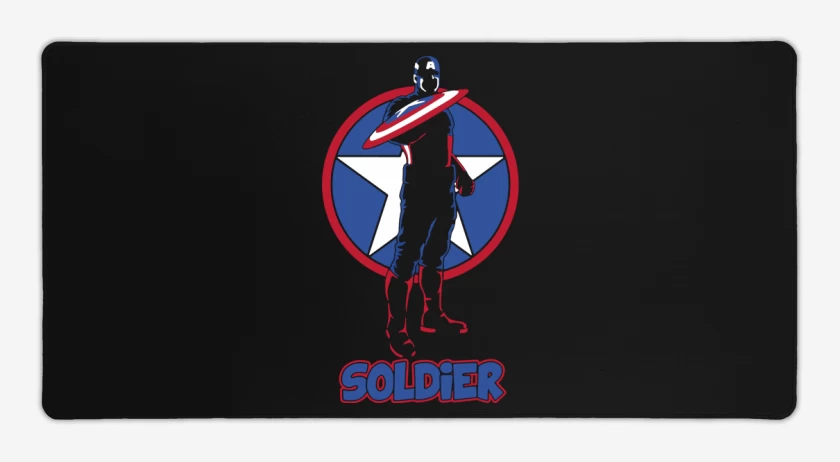Mouse pad Gamer Captain America - Soldier