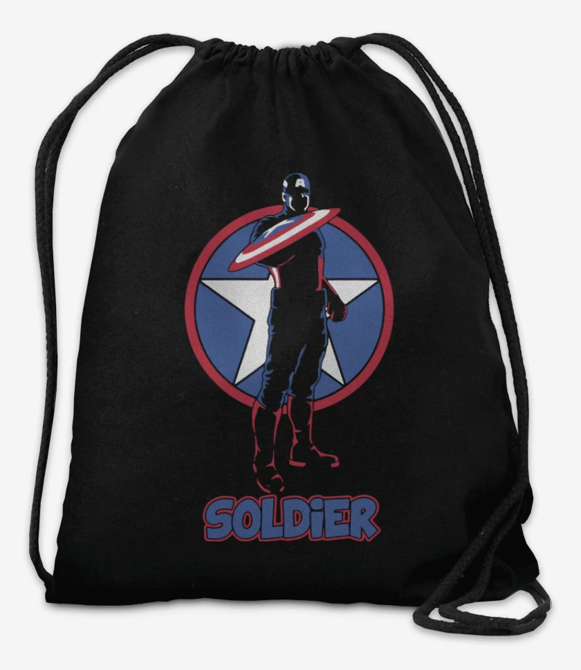 Mochila Negro de Captain America - Soldier