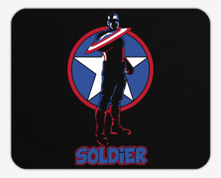 Mousepad Captain America - Soldier