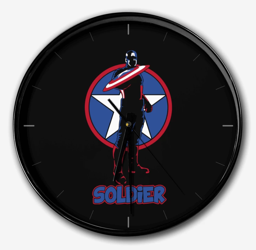 Reloj Negro de Captain America - Soldier