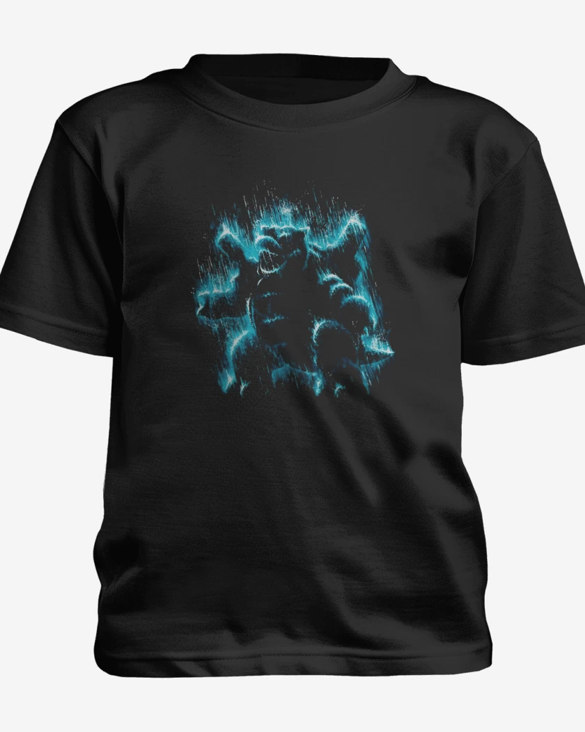 Polera de niño Negro de Tipo agua III