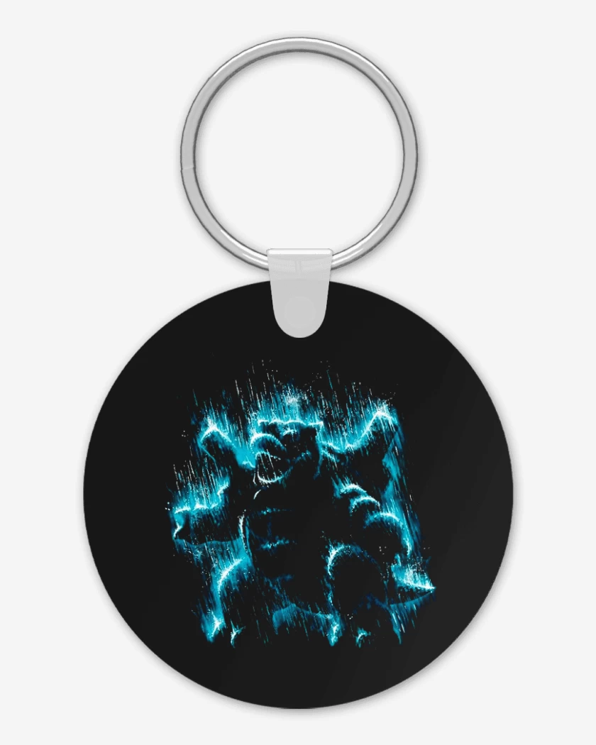 Llavero Negro de Tipo agua III