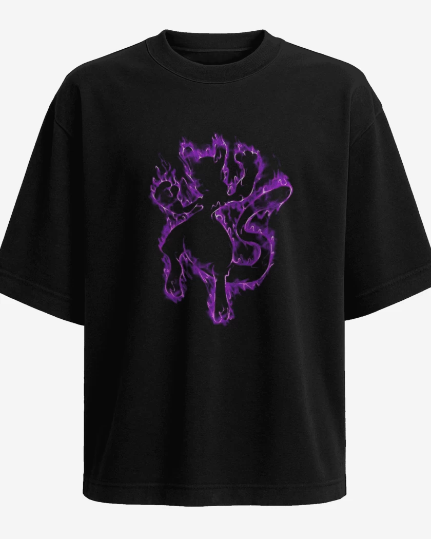 Polera Oversize Negro de Tipo legendario