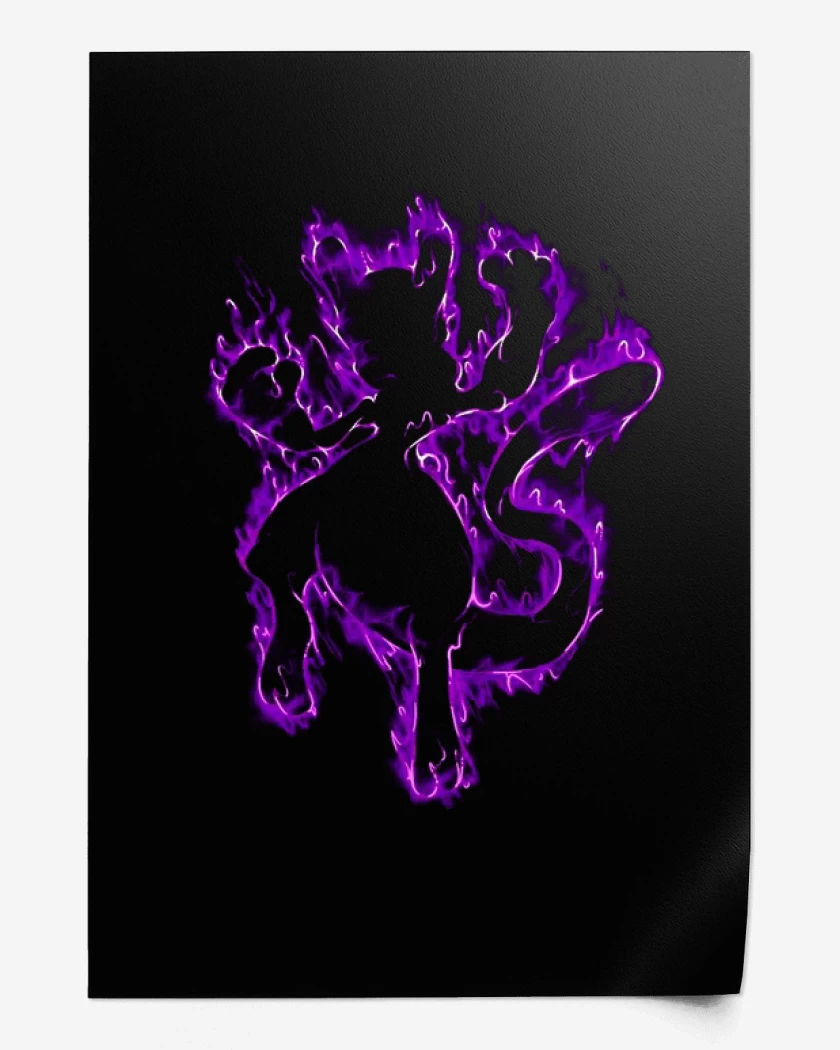 Print Negro de Tipo legendario