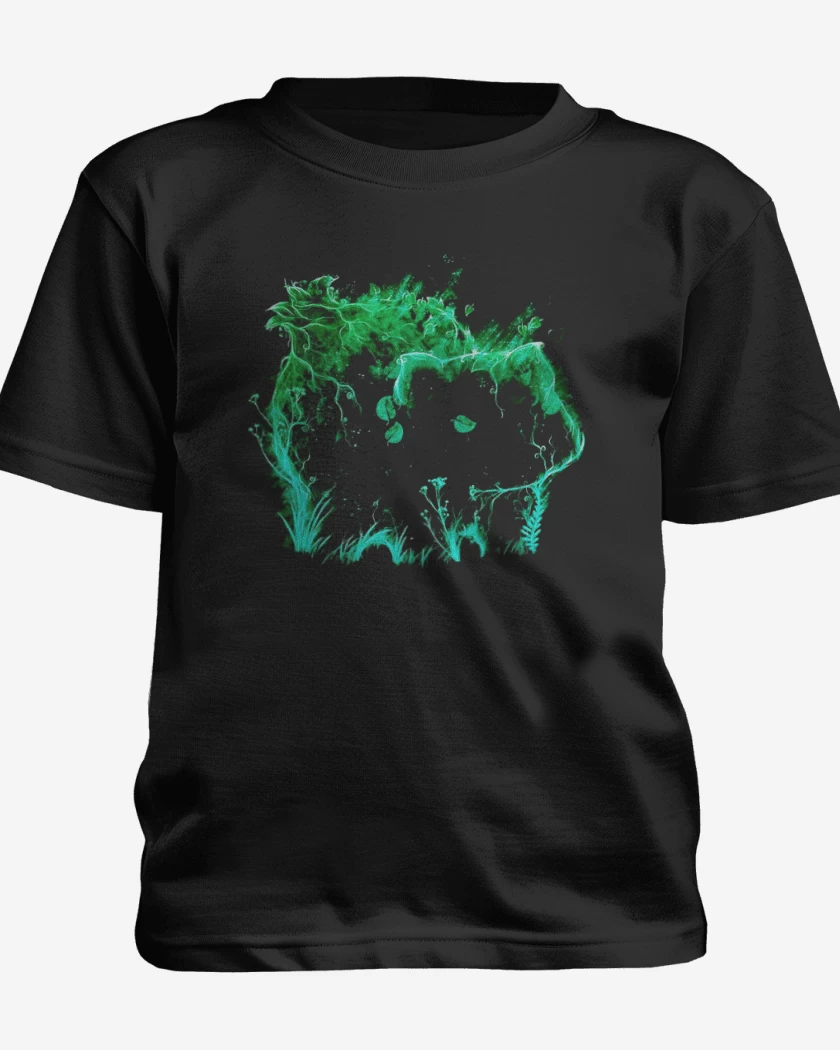 Polera de niño Negro de Tipo planta