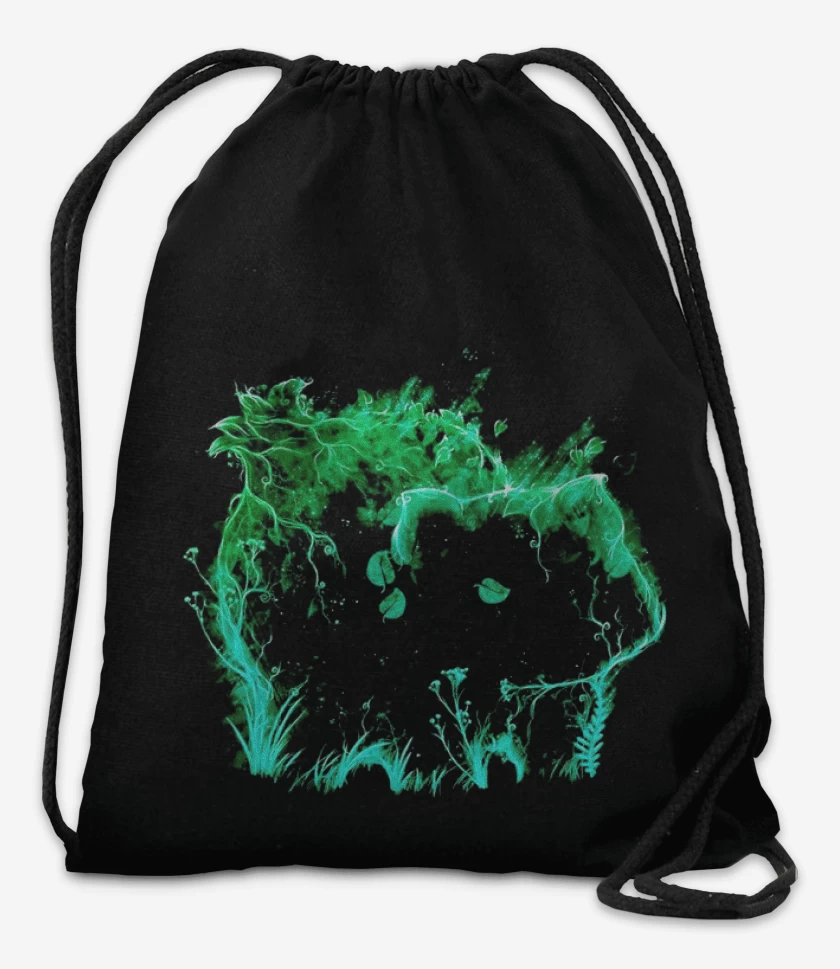 Mochila Negro de Tipo planta