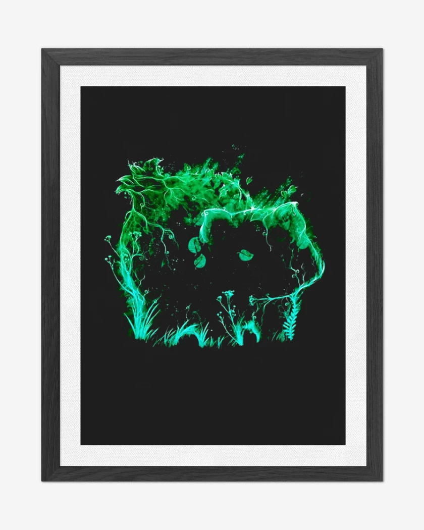 Cuadro decorativo Negro de Tipo planta