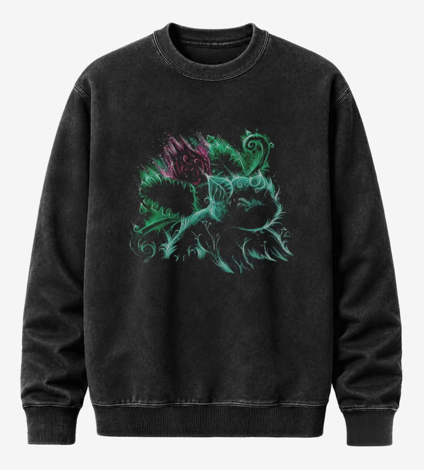 Poleron Polo Acid Wash Negro de Tipo planta II