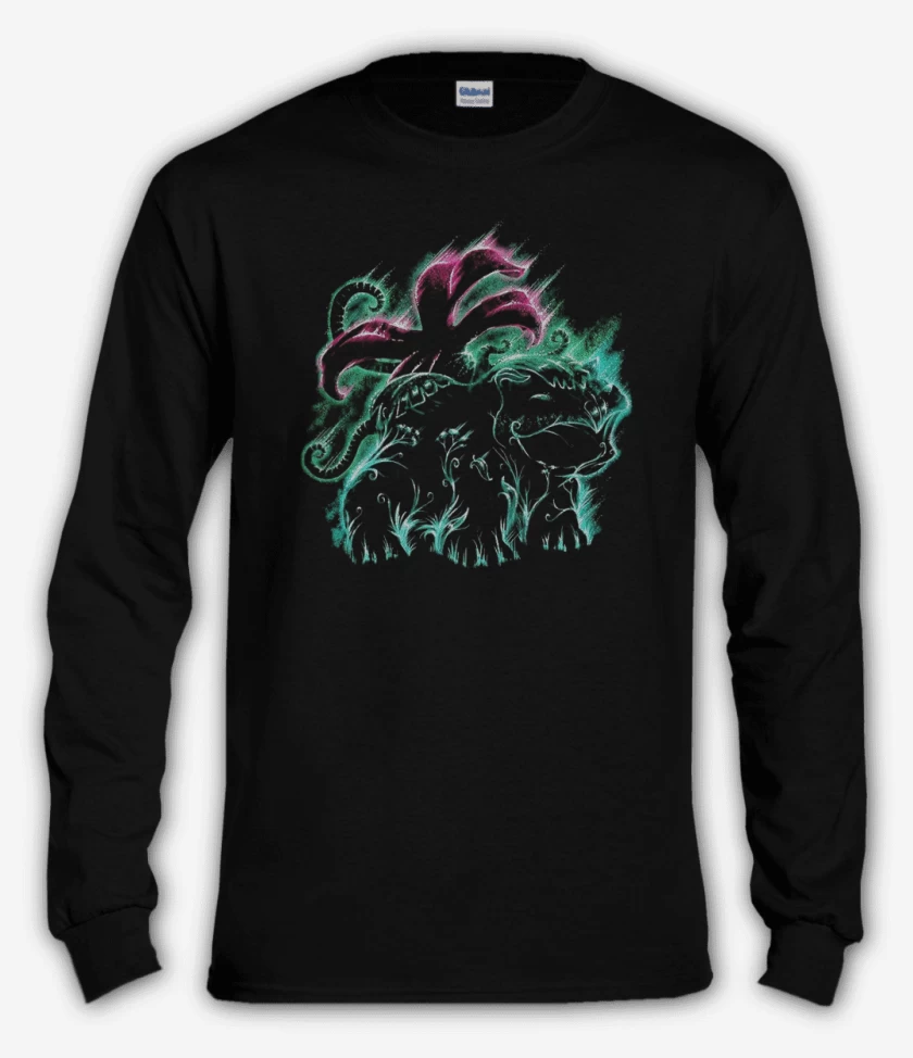 Polera manga larga Negro de Tipo planta III