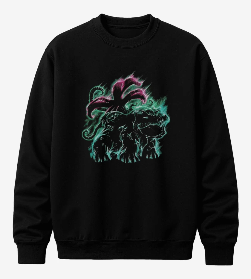 Poleron polo Negro de Tipo planta III
