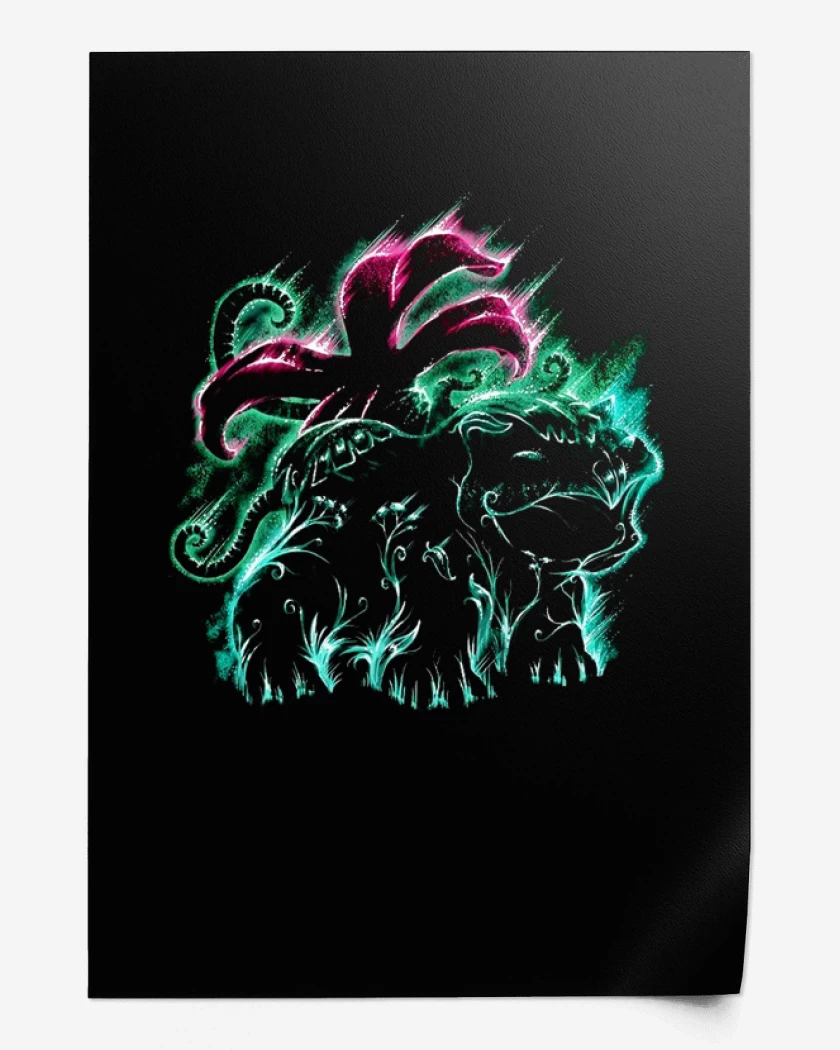 Print Negro de Tipo planta III