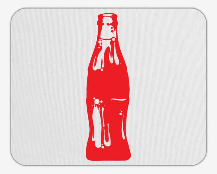 Mousepad Botella roja