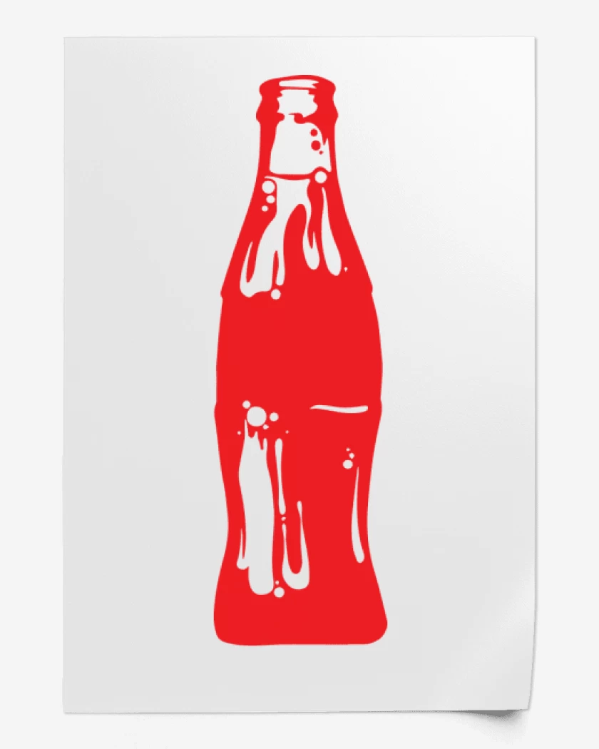 Print Botella roja