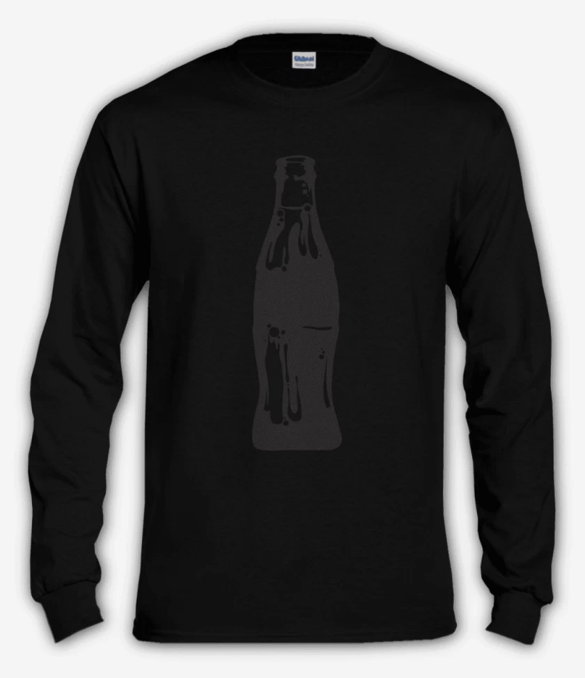 Polera manga larga Botella negra
