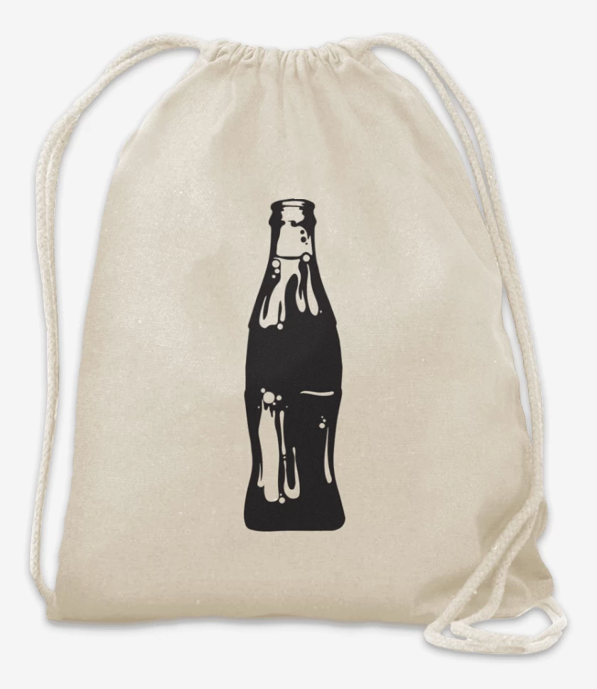 Mochila Blanco de Botella negra