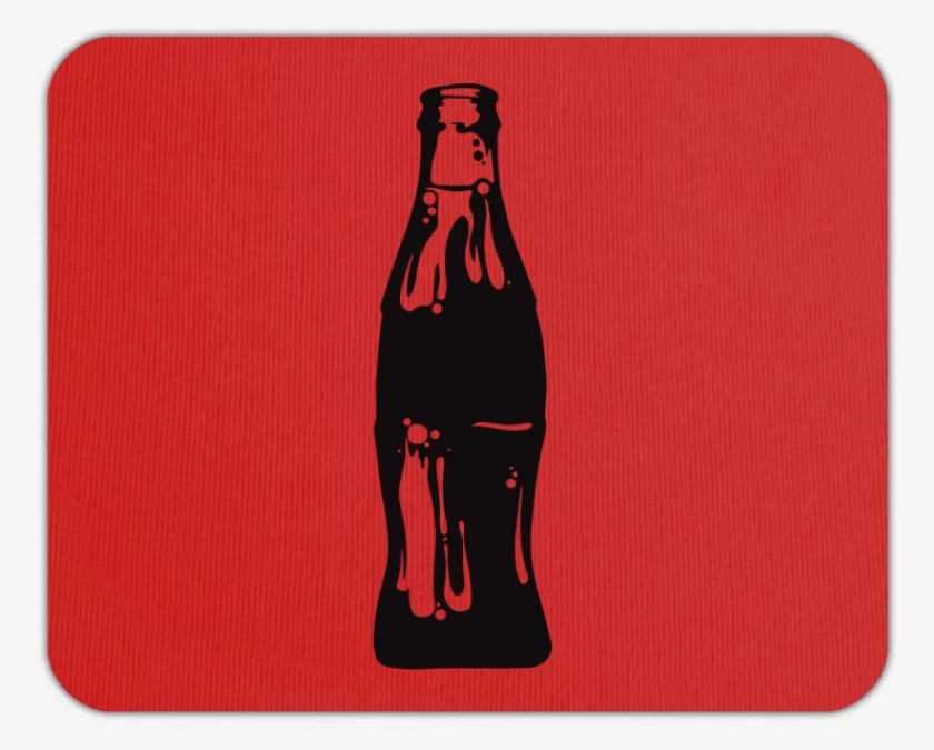 Mousepad Botella negra
