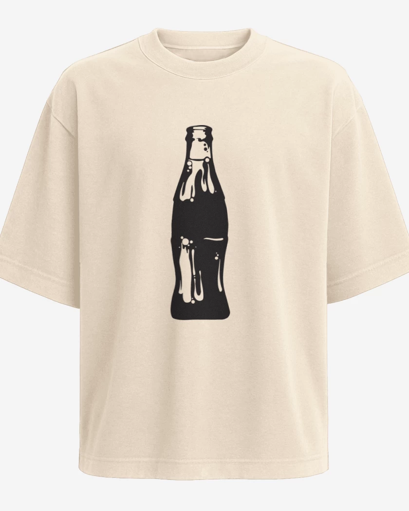 Polera Oversize Botella negra
