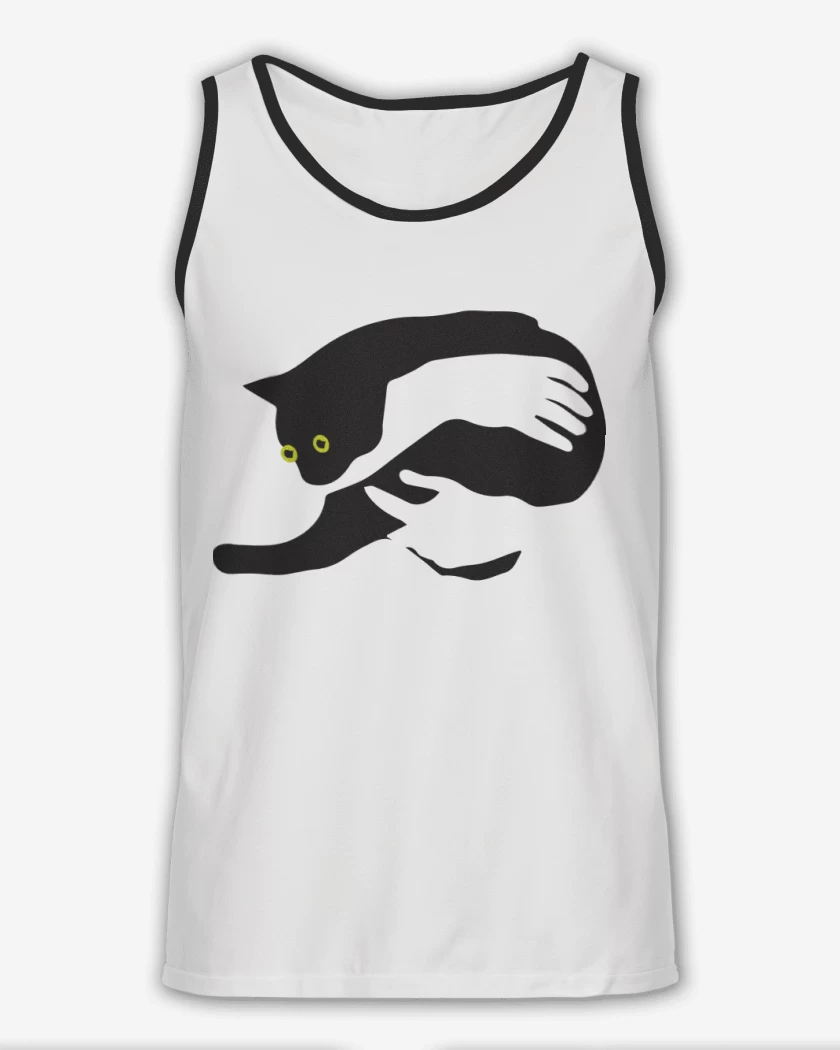 Sudadera Blanco de Gatito en brazos