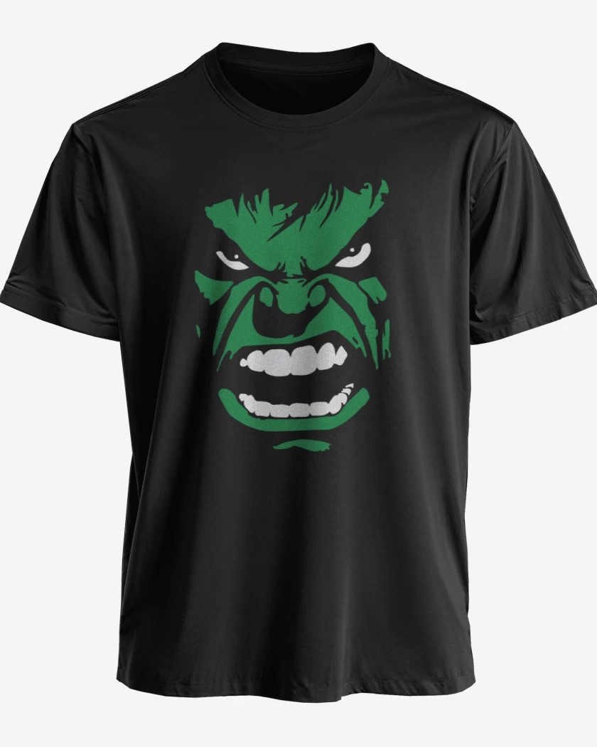 Polera premium Negro de Hulk V1