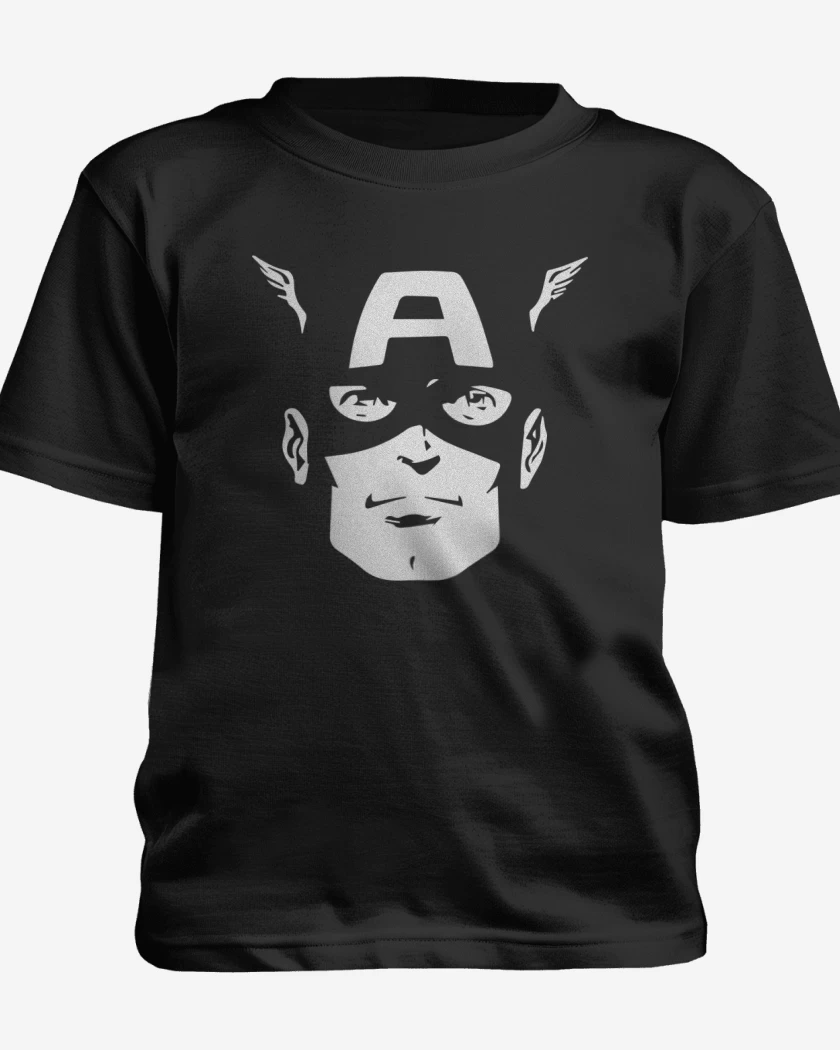 Polera de niño Blanco de Cap america