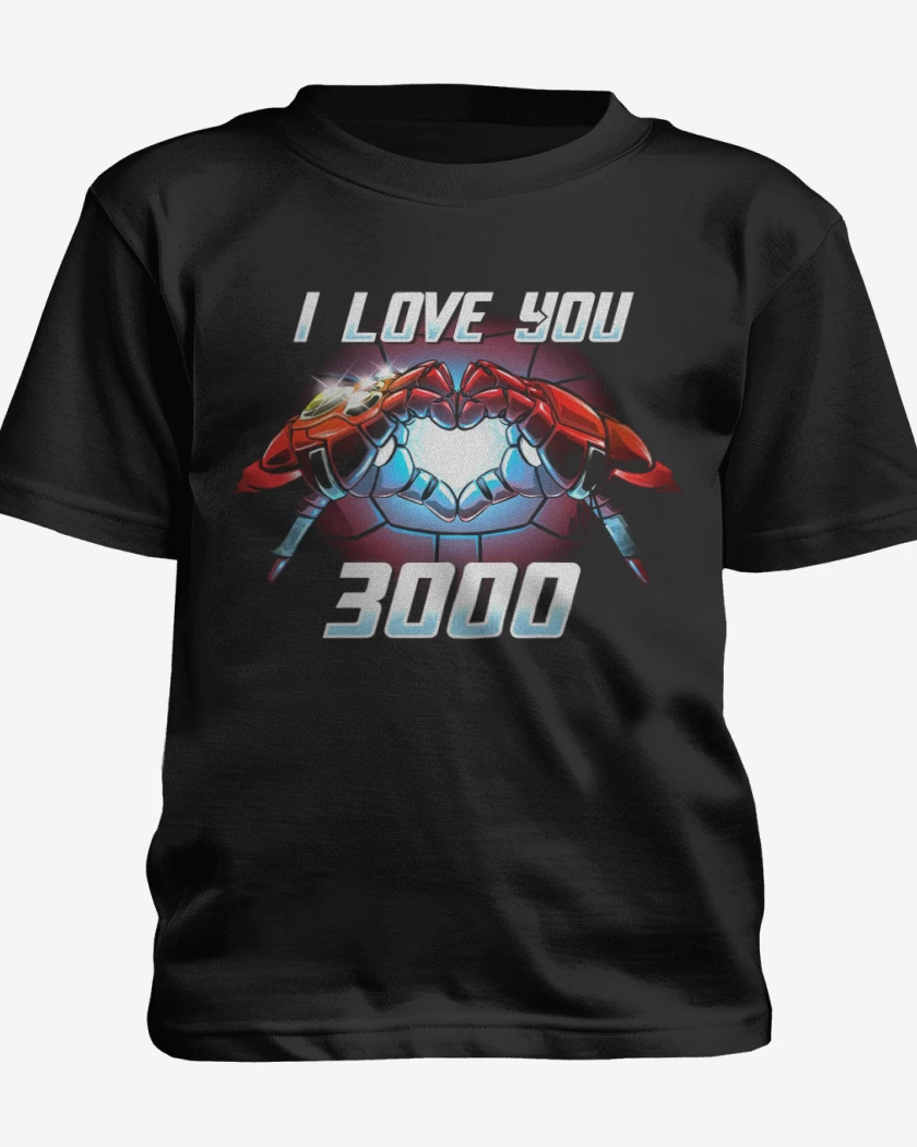 Polera de niño Negro de T3 amo 3000