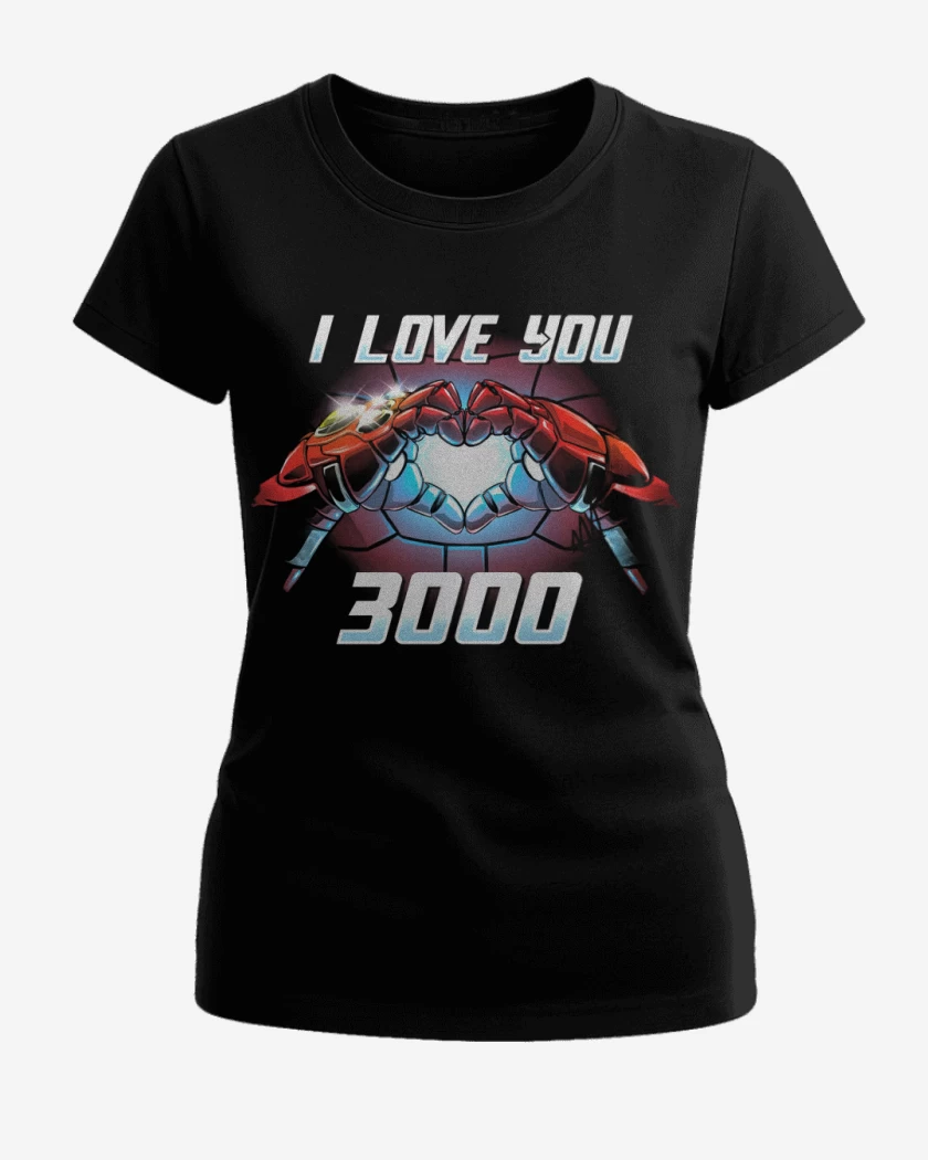 Polera de Mujer Negro de T3 amo 3000