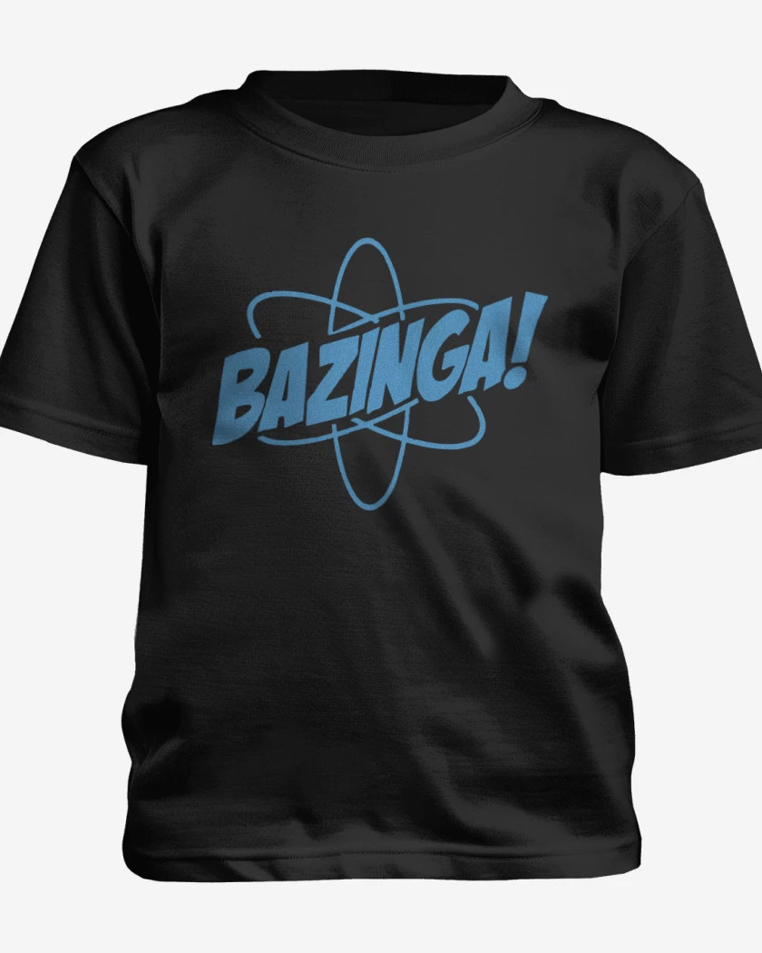 Polera de niño Negro de Bazinga 3