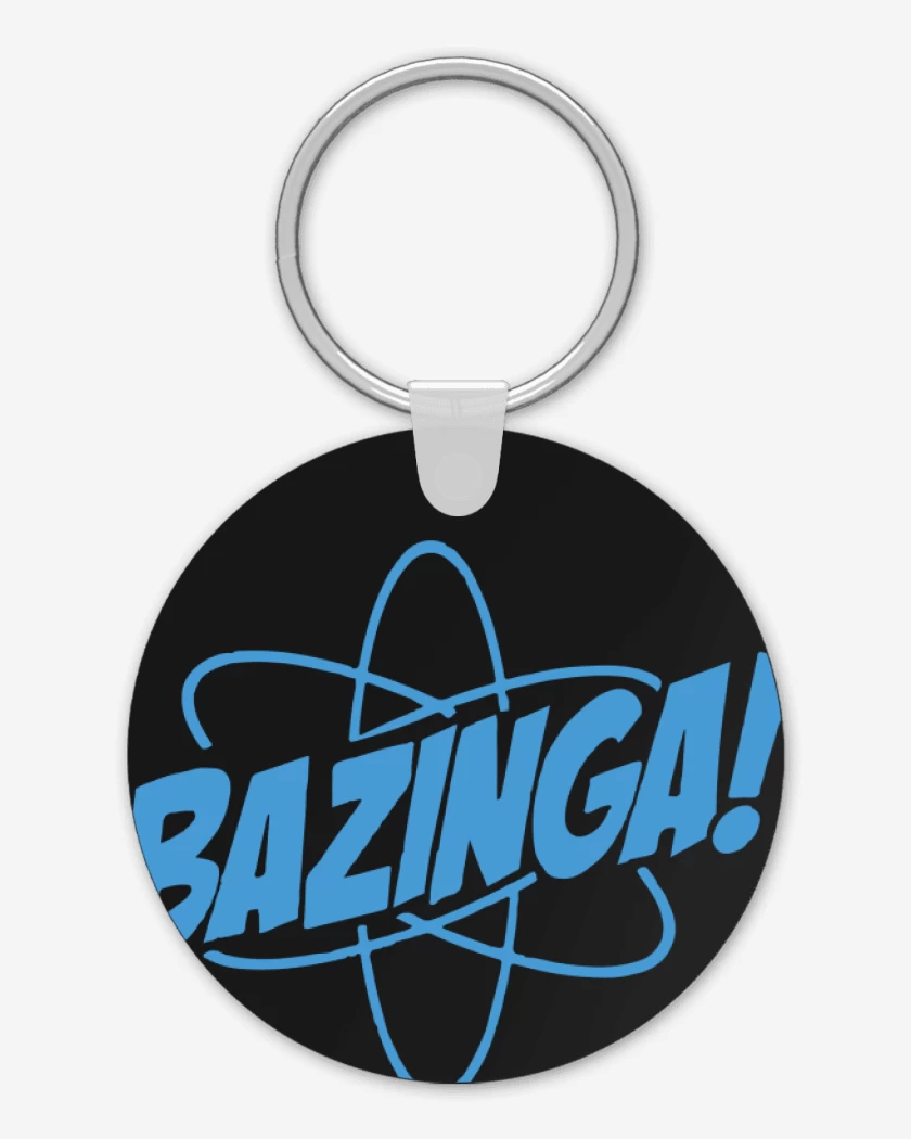 Llavero Negro de Bazinga 3