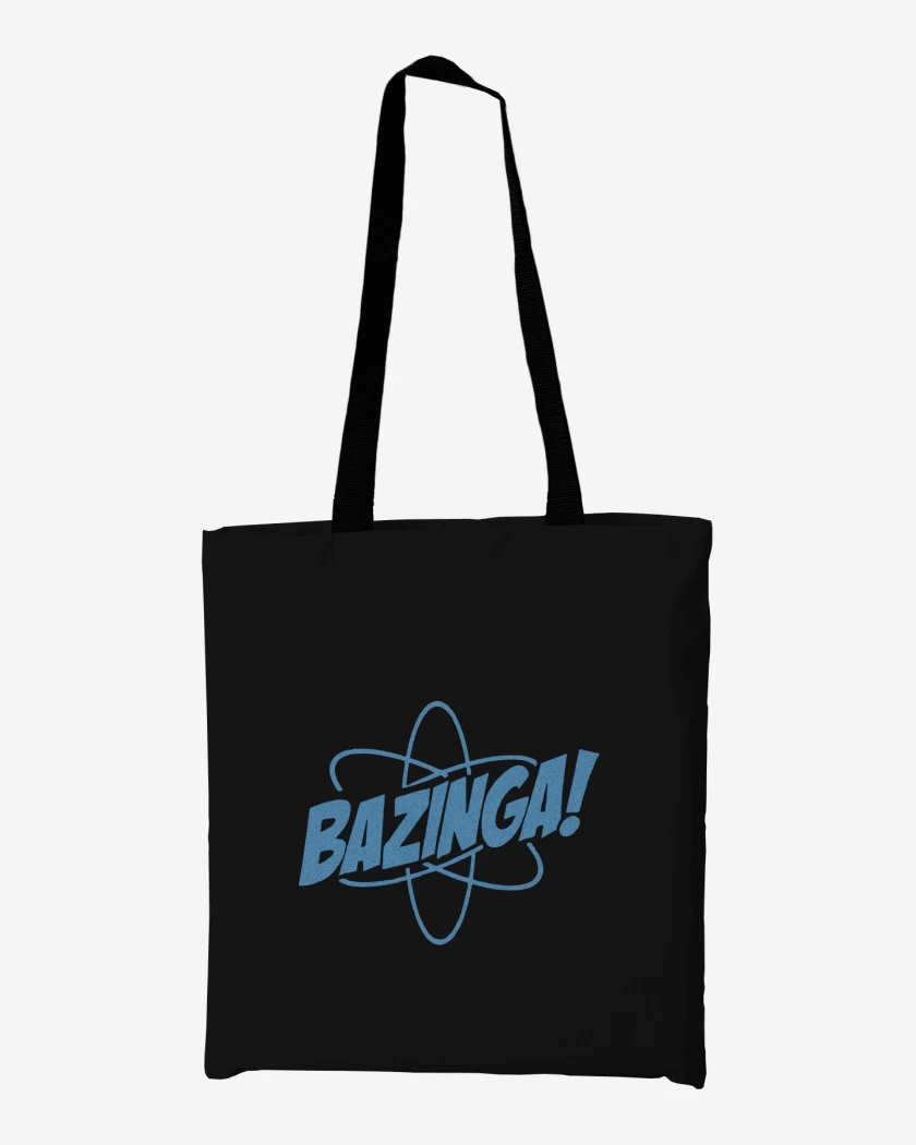 Totebag Negro de Bazinga 3